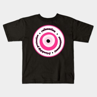 pink evil eye Kids T-Shirt